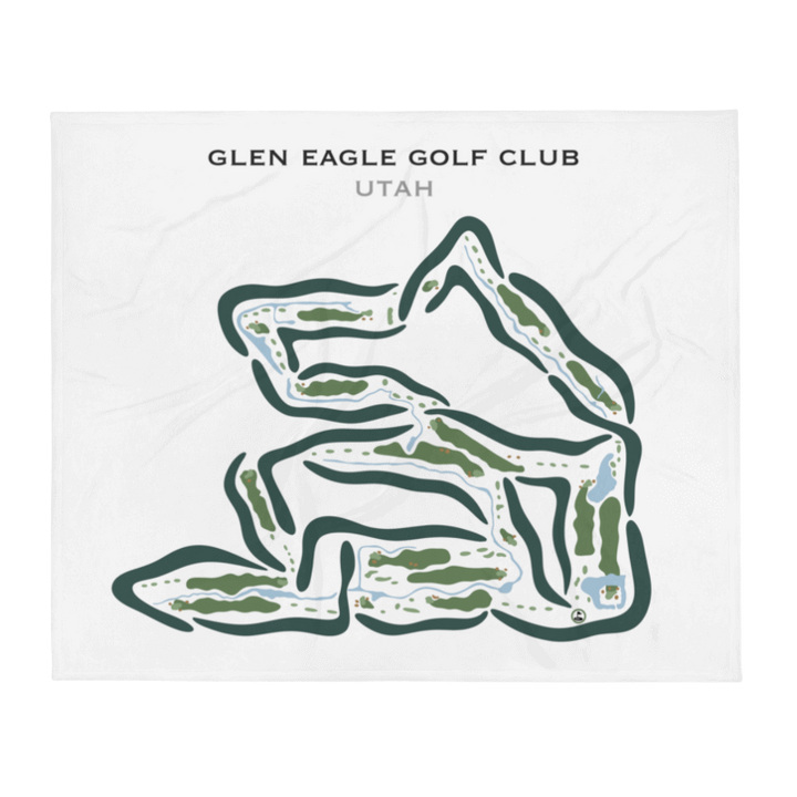 Glen Eagle Golf Club, Syracuse Utah - Printed Golf Courses