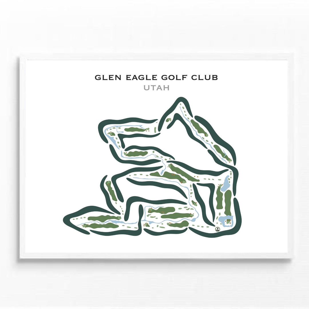 Glen Eagle Golf Club, Syracuse Utah - Printed Golf Courses