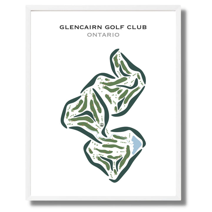 Glencairn Golf Club, Ontario, Canada - Printed Golf Courses