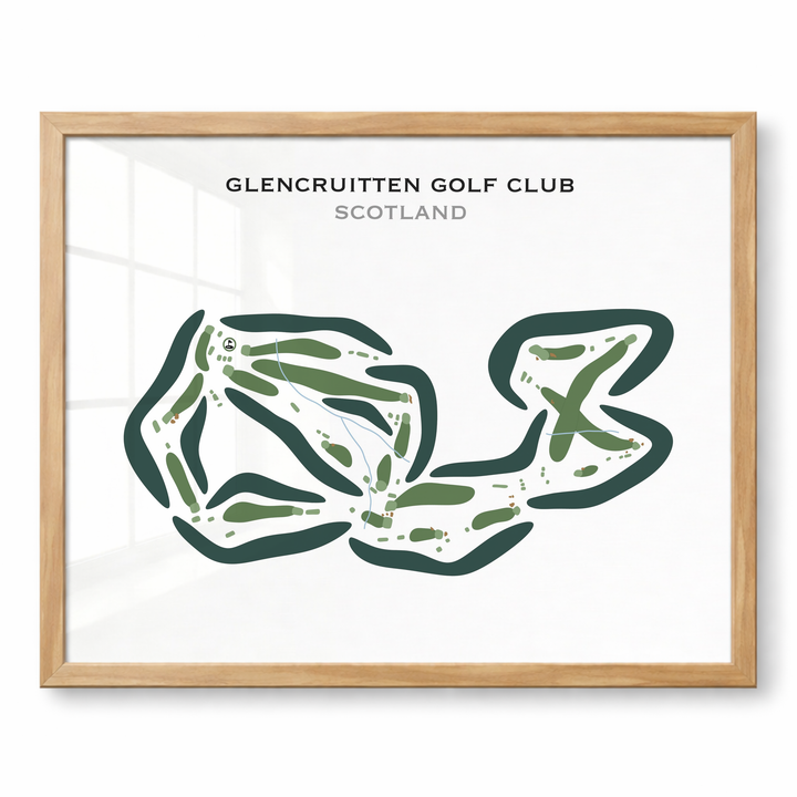 Glencruitten Golf Club, Scotland - Printed Golf Courses