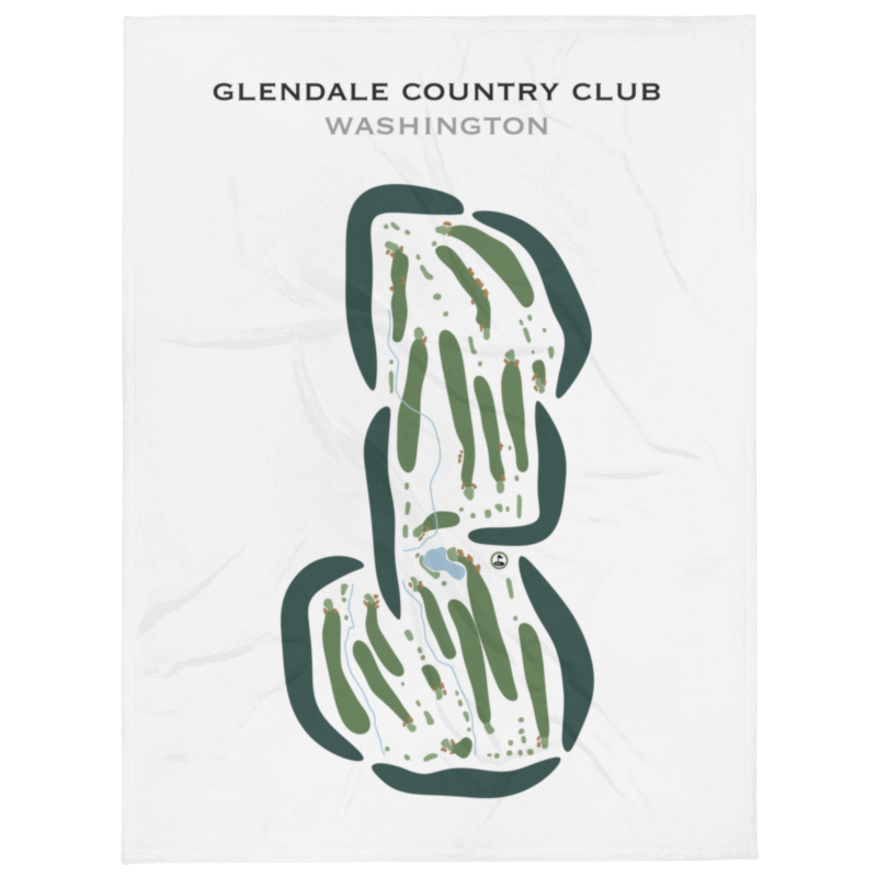Glendale Country Club, Washington - Printed Golf Courses