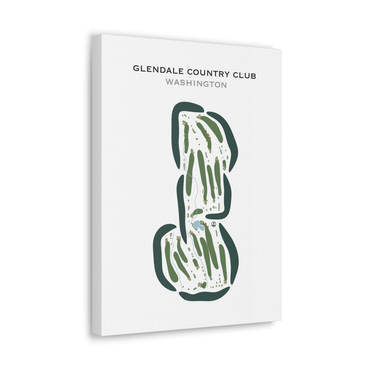 Glendale Country Club, Washington - Printed Golf Courses