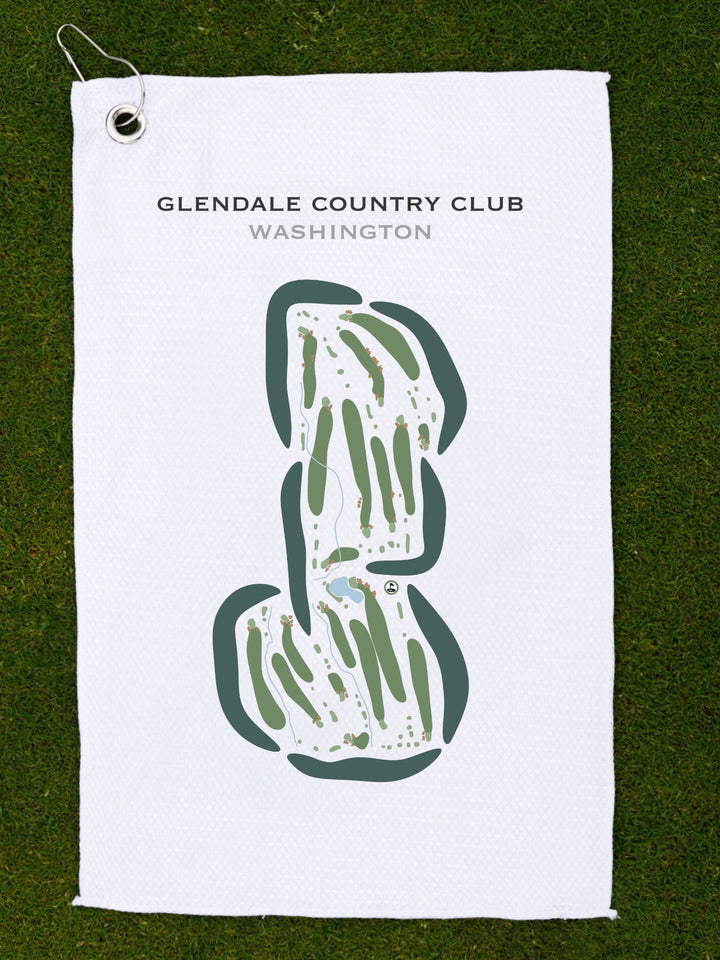 Glendale Country Club, Washington - Printed Golf Courses