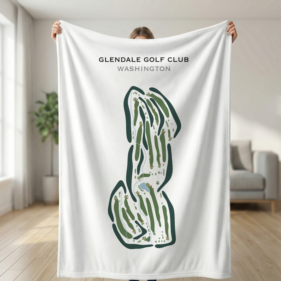 Glendale Golf Club, Washington - Printed Golf Courses