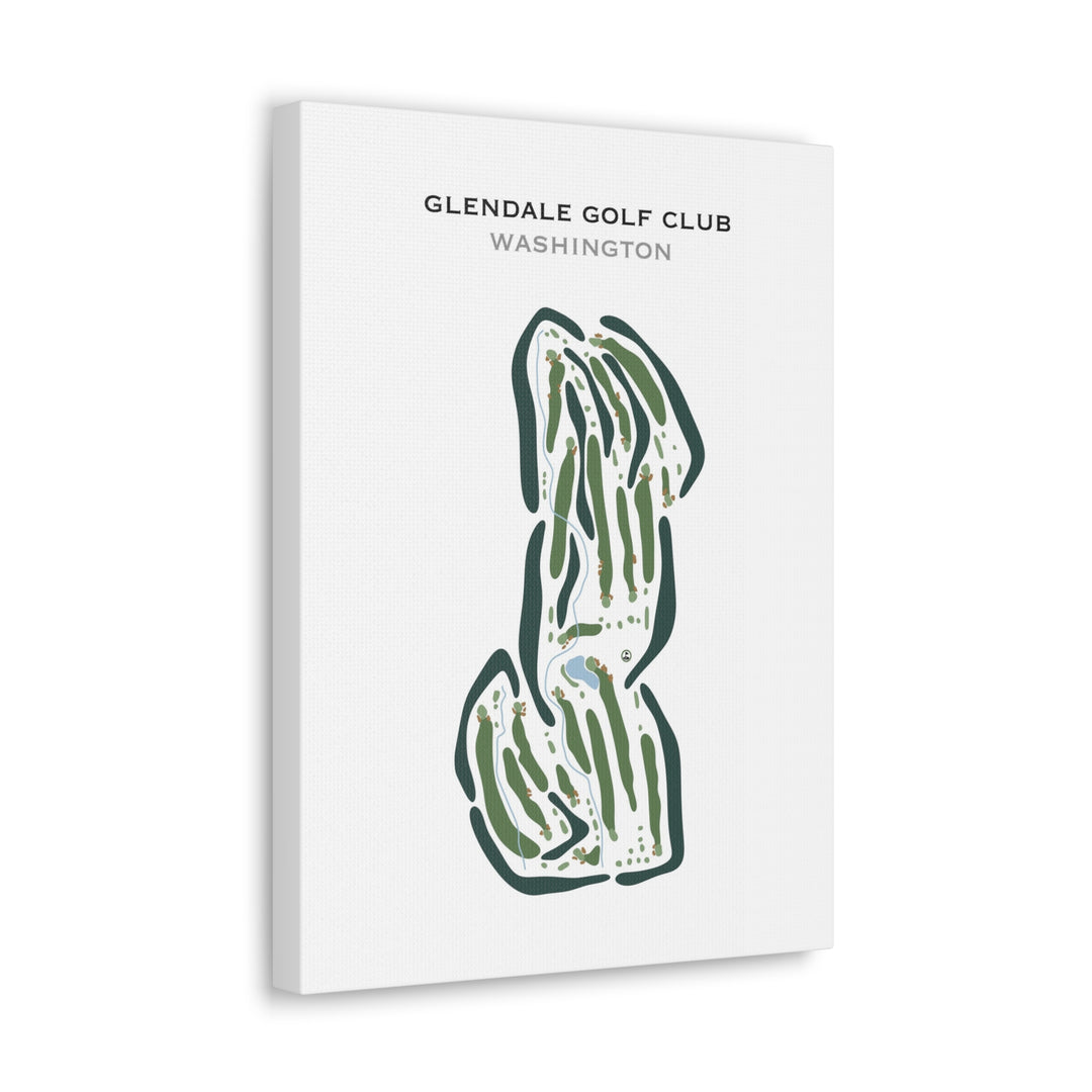 Glendale Golf Club, Washington - Printed Golf Courses