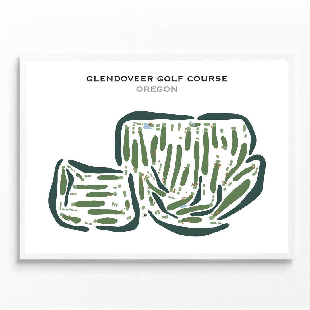 Glendoveer Golf Course, Oregon - Printed Golf Courses