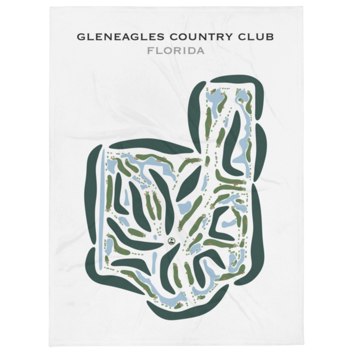 Gleneagles Country Club, Florida - Printed Golf Courses