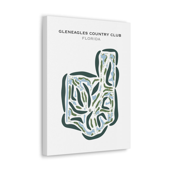 Gleneagles Country Club, Florida - Printed Golf Courses