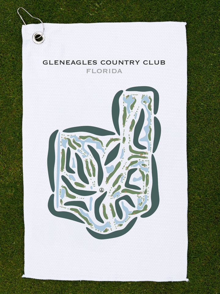 Gleneagles Country Club, Florida - Printed Golf Courses