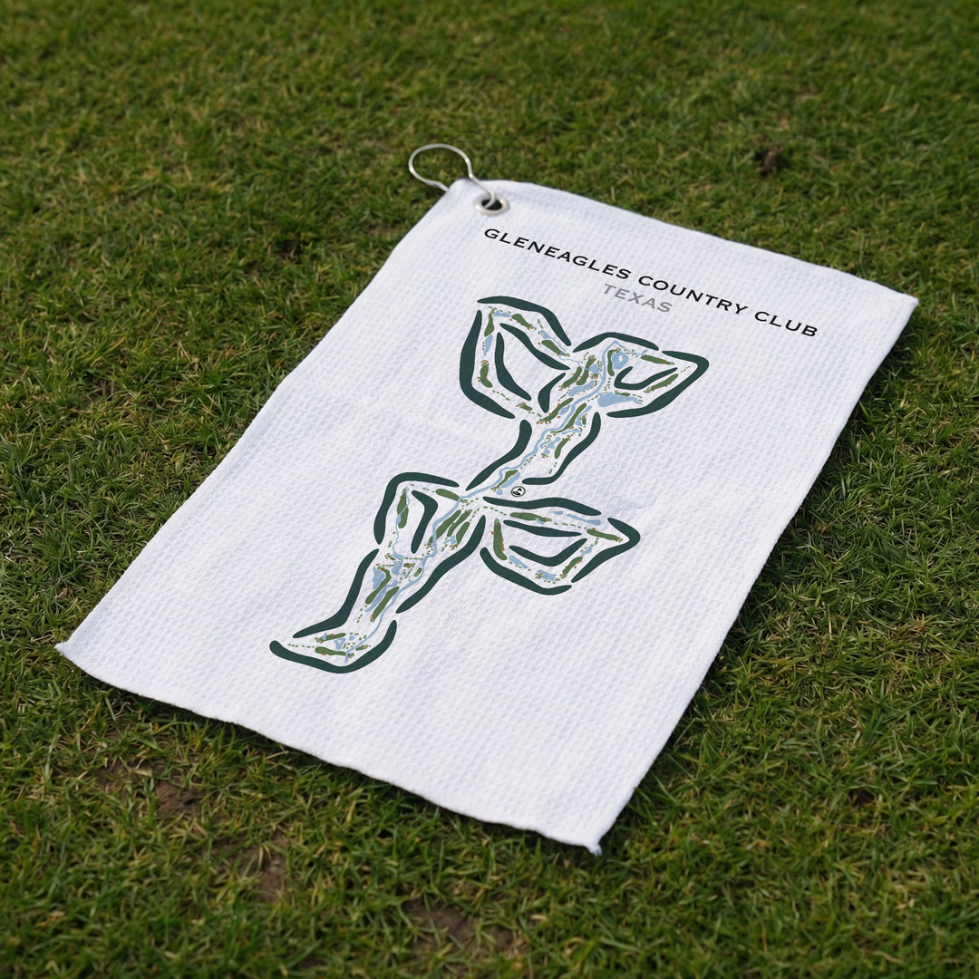 Gleneagles Country Club, Texas - Printed Golf Courses