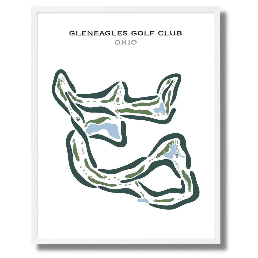 Gleneagles Golf Club & Events, Ohio - Printed Golf Courses