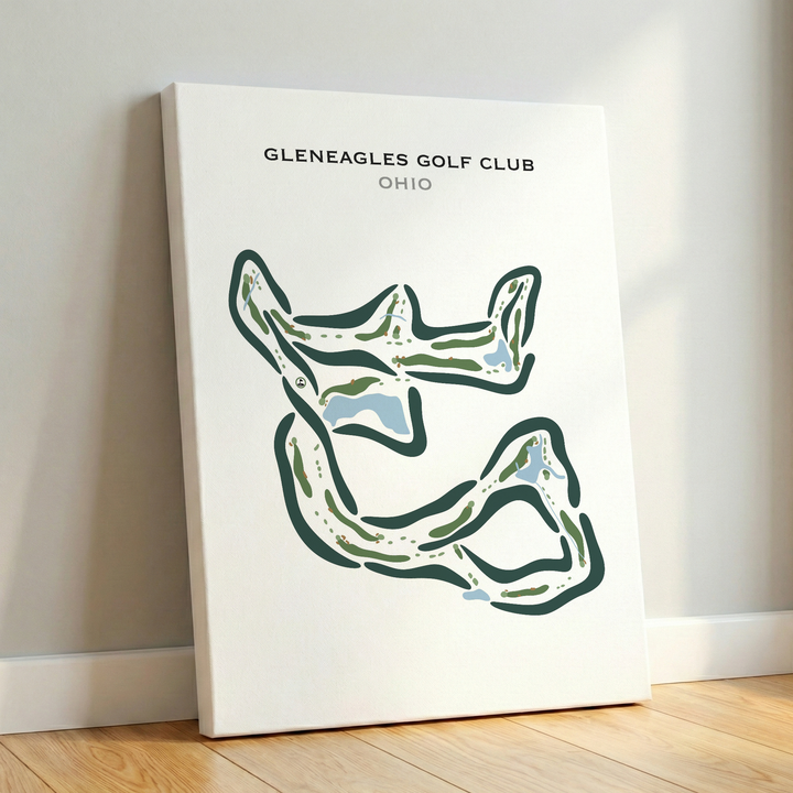 Gleneagles Golf Club & Events, Ohio - Printed Golf Courses