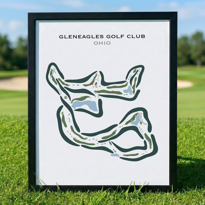 Gleneagles Golf Club & Events, Ohio - Printed Golf Courses