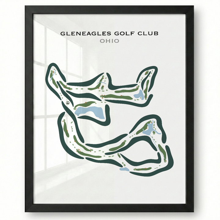 Gleneagles Golf Club & Events, Ohio - Printed Golf Courses
