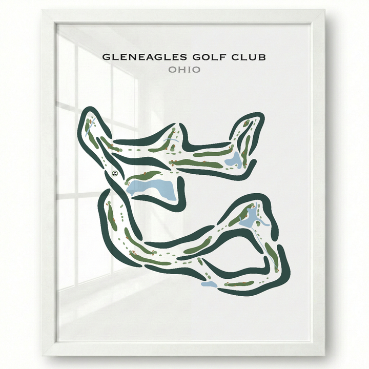 Gleneagles Golf Club & Events, Ohio - Printed Golf Courses