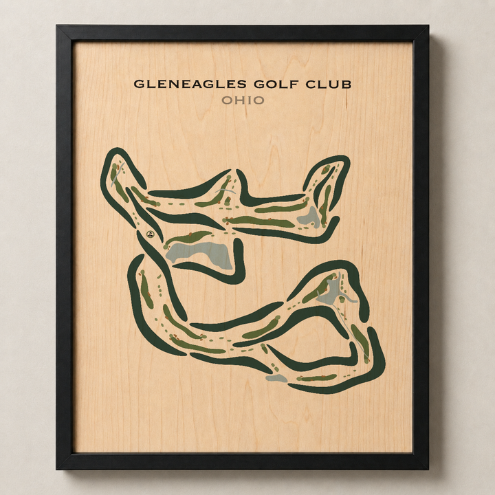 Gleneagles Golf Club & Events, Ohio - Printed Golf Courses