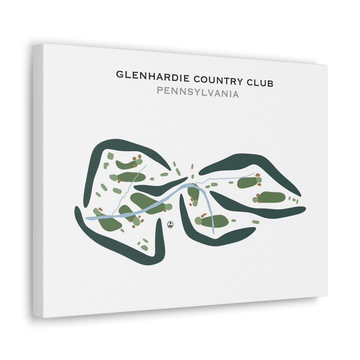 Glenhardie Country Club, Pennsylvania - Printed Golf Courses