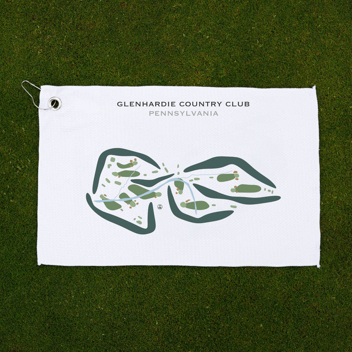 Glenhardie Country Club, Pennsylvania - Printed Golf Courses