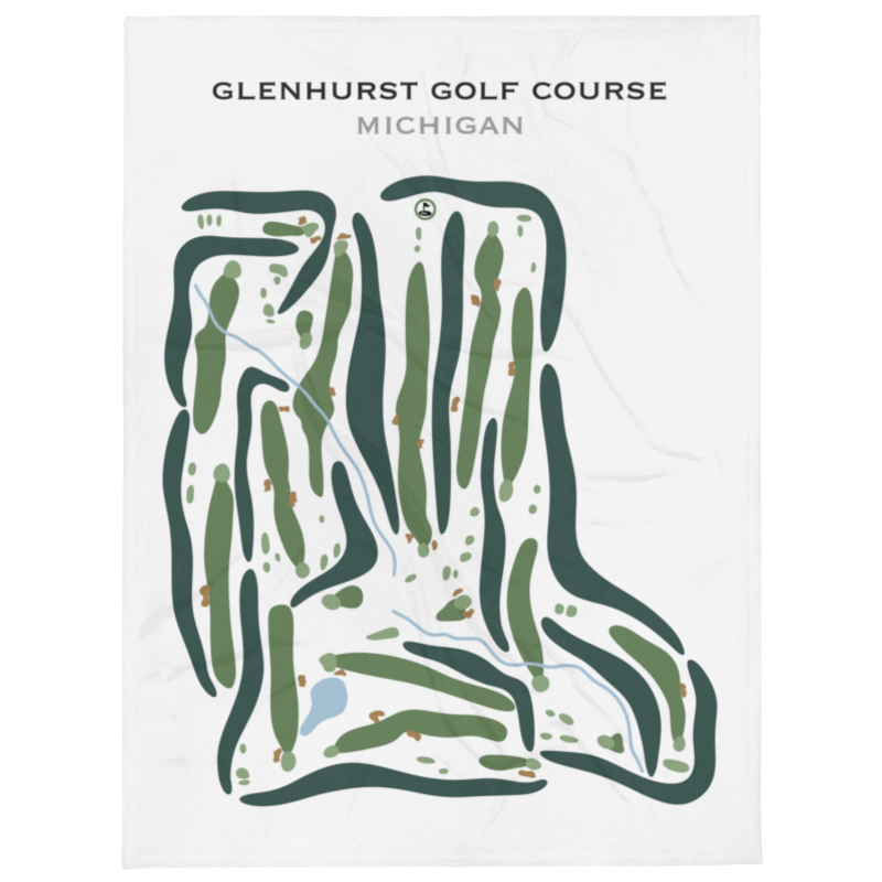 Glenhurst Golf Course, Michigan - Printed Golf Course