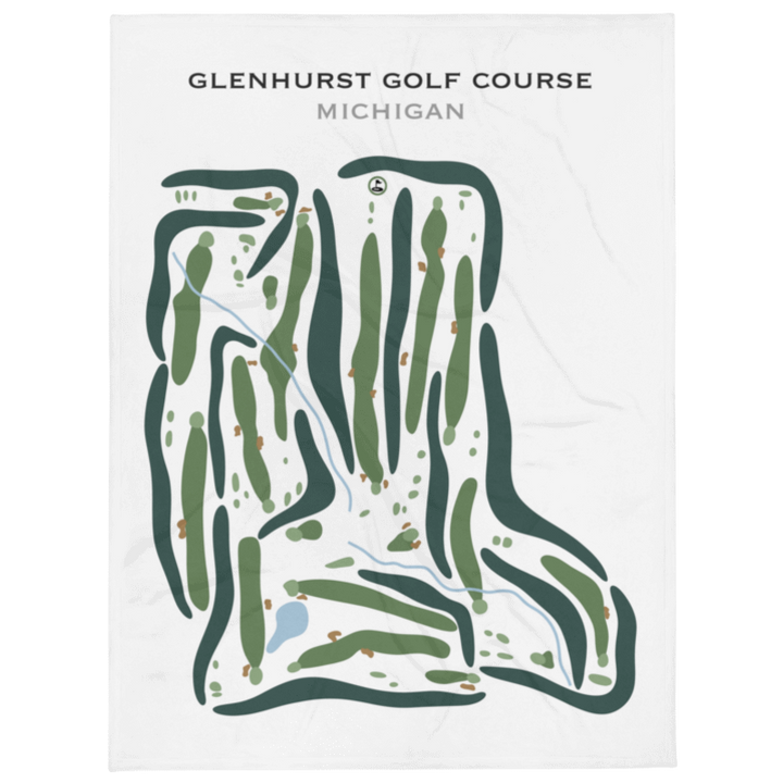 Glenhurst Golf Course, Michigan - Printed Golf Course