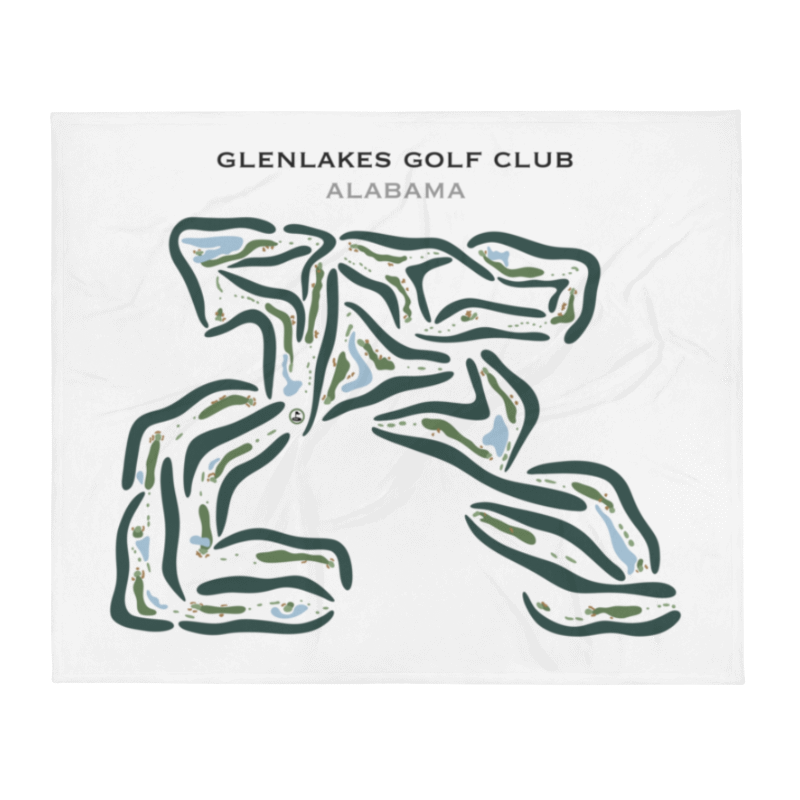 Glenlakes Golf Club, Alabama - Printed Golf Courses