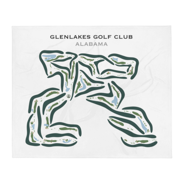 Glenlakes Golf Club, Alabama - Printed Golf Courses