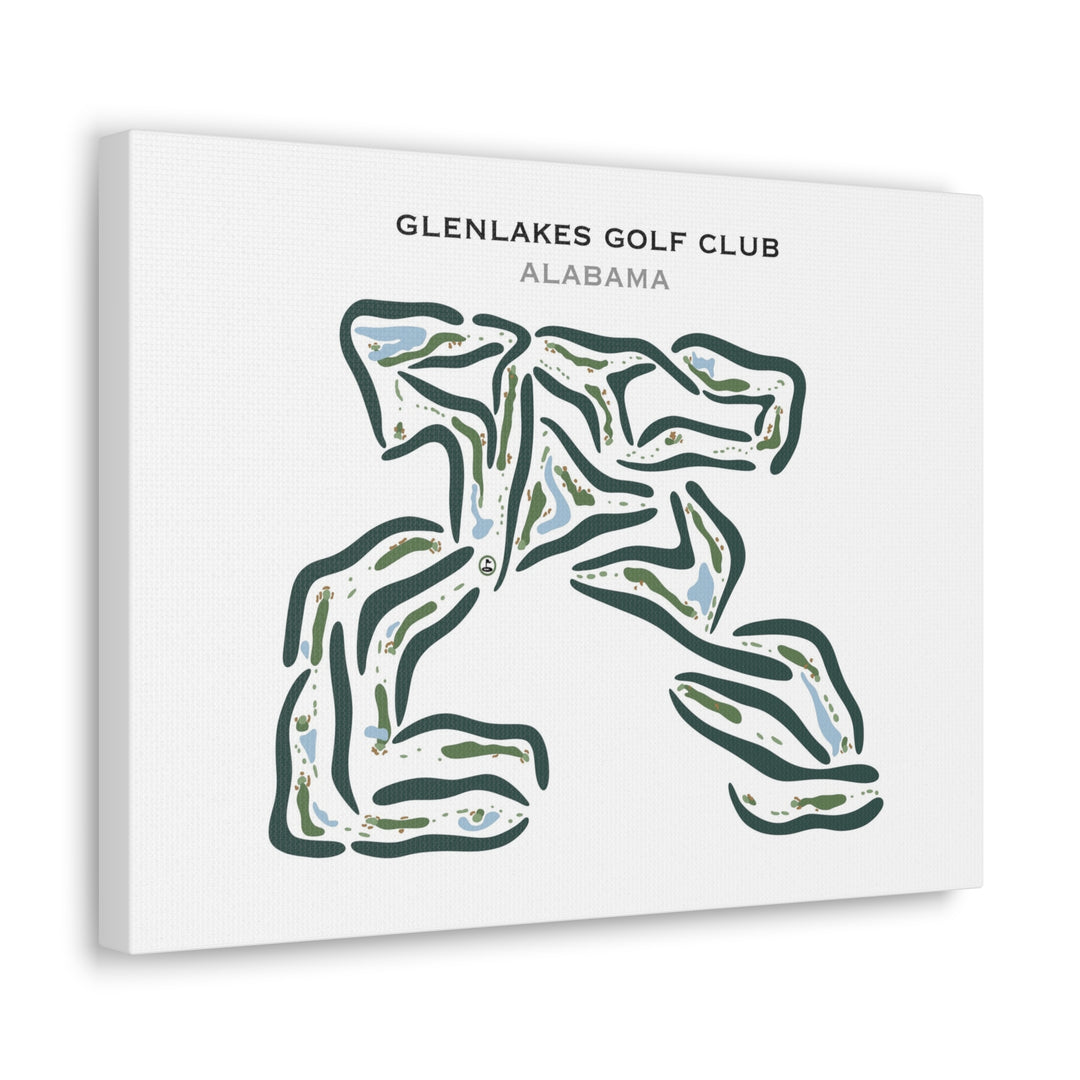 Glenlakes Golf Club, Alabama - Printed Golf Courses