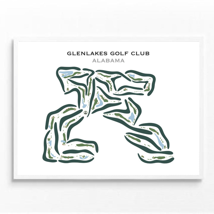 Glenlakes Golf Club, Alabama - Printed Golf Courses