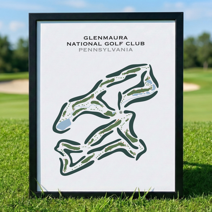 Glenmaura National Golf Club, Pennsylvania - Printed Golf Course