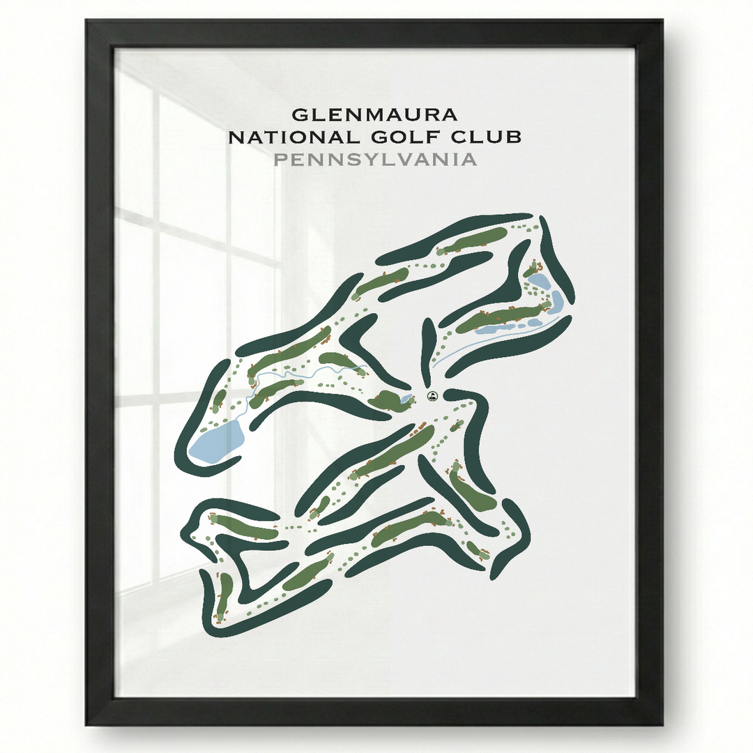 Glenmaura National Golf Club, Pennsylvania - Printed Golf Course