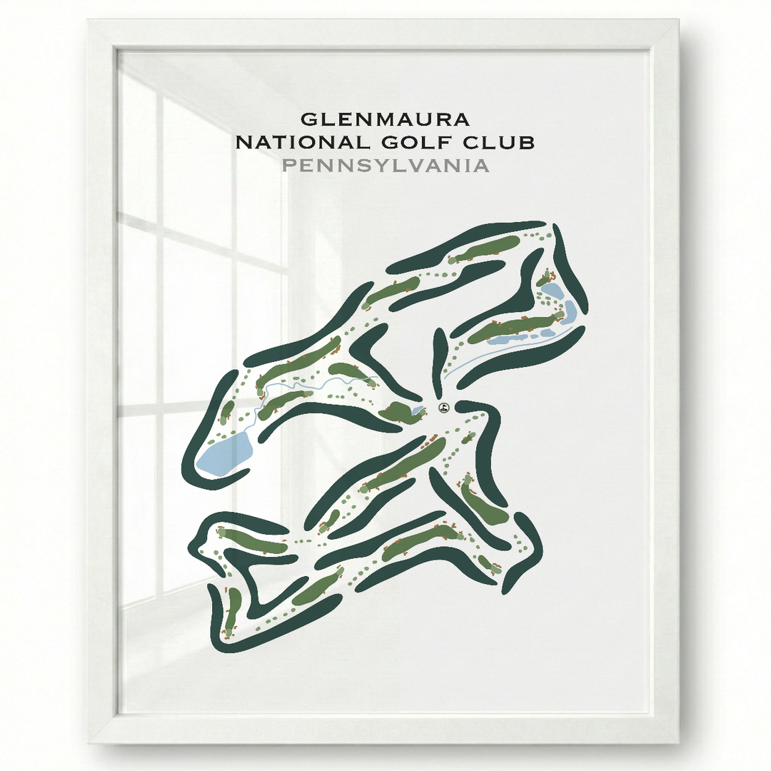Glenmaura National Golf Club, Pennsylvania - Printed Golf Course