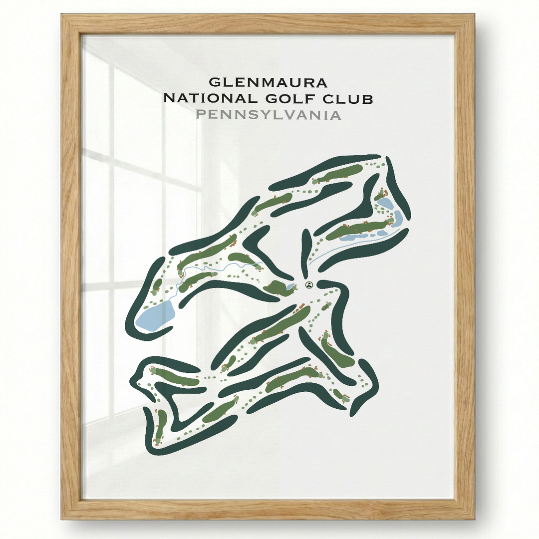 Glenmaura National Golf Club, Pennsylvania - Printed Golf Course