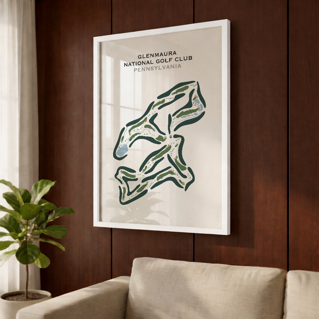 Glenmaura National Golf Club, Pennsylvania - Printed Golf Course