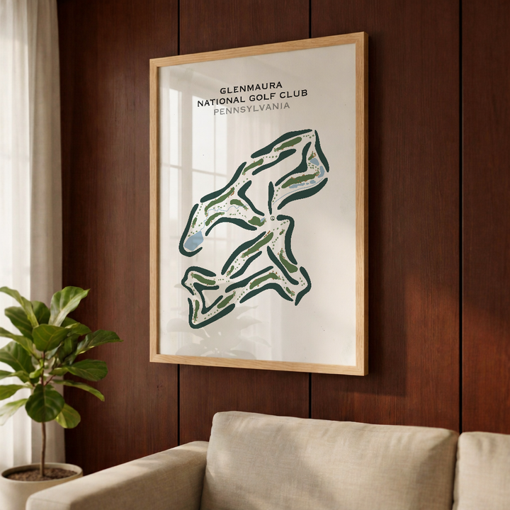 Glenmaura National Golf Club, Pennsylvania - Printed Golf Course
