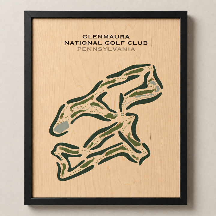 Glenmaura National Golf Club, Pennsylvania - Printed Golf Course