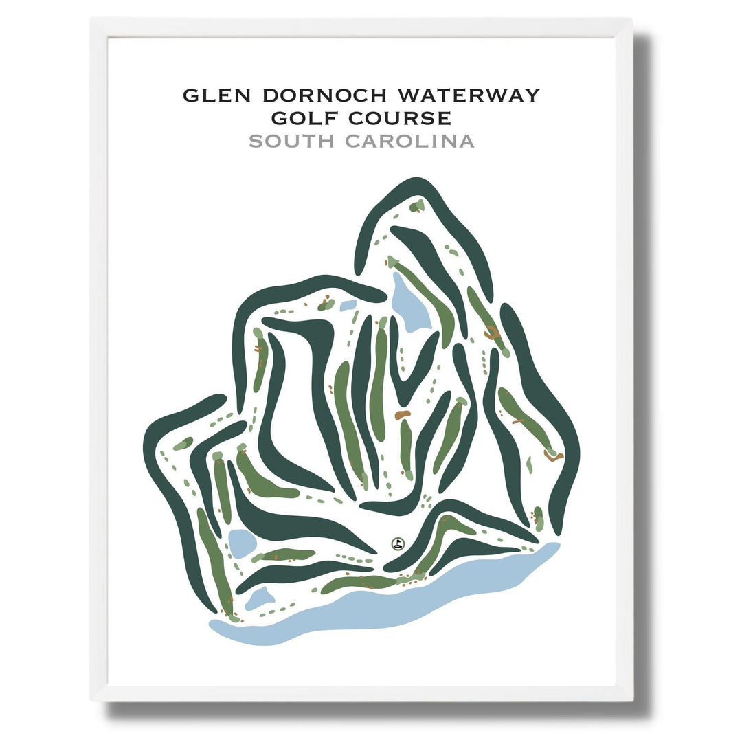 Glen Dornoch Waterway Golf Course, South Carolina - Printed Golf Courses - Golf Course Prints