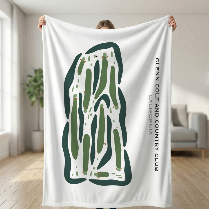 Glenn Golf & Country Club, California - Printed Golf Courses