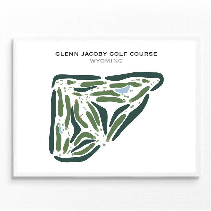 Glenn Jacoby Golf Course, Wyoming - Printed Golf Courses