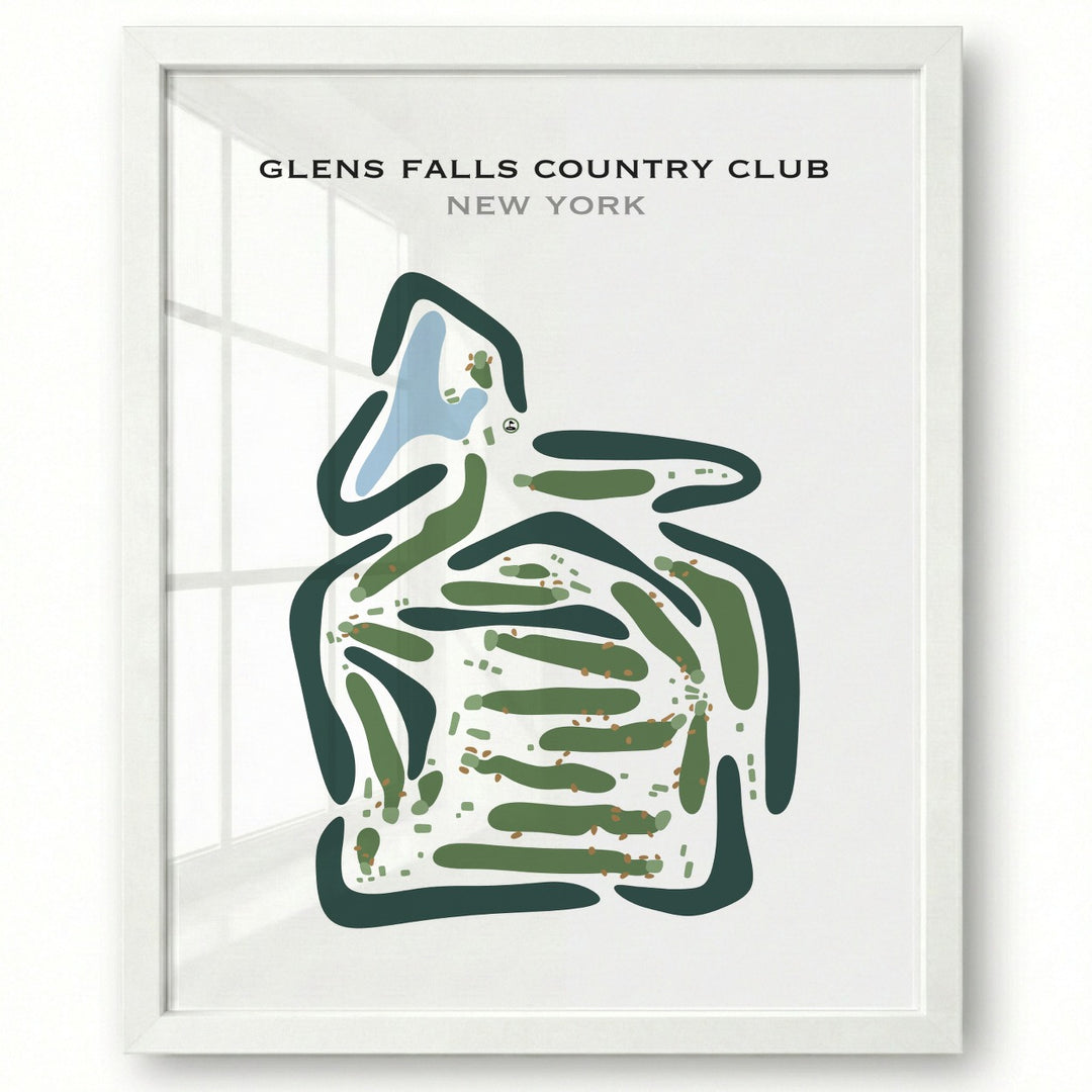 Glens Falls Country Club, New York - Printed Golf Courses