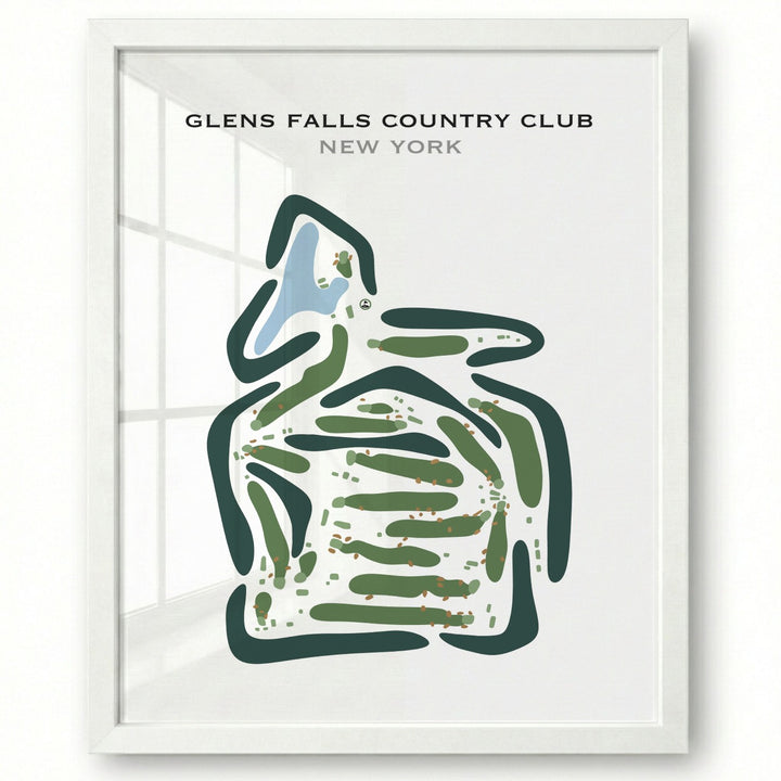 Glens Falls Country Club, New York - Printed Golf Courses