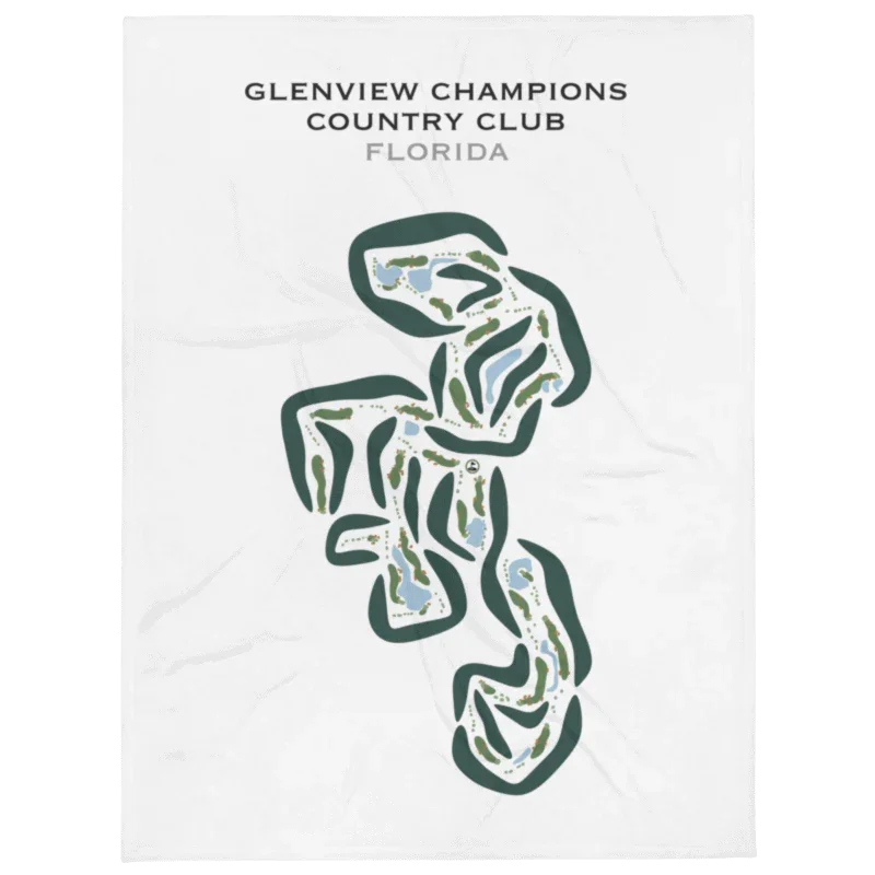 Glenview Champions Country Club, Florida - Printed Golf Courses