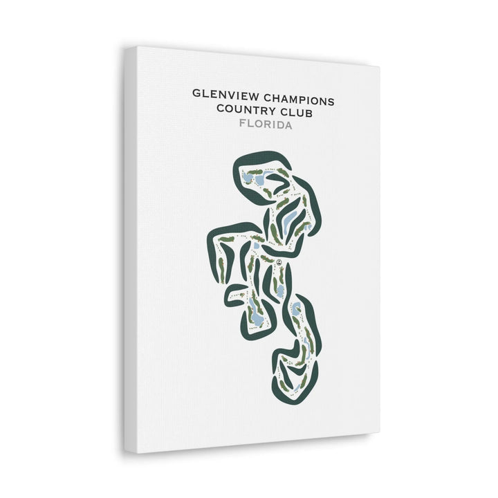 Glenview Champions Country Club, Florida - Printed Golf Courses