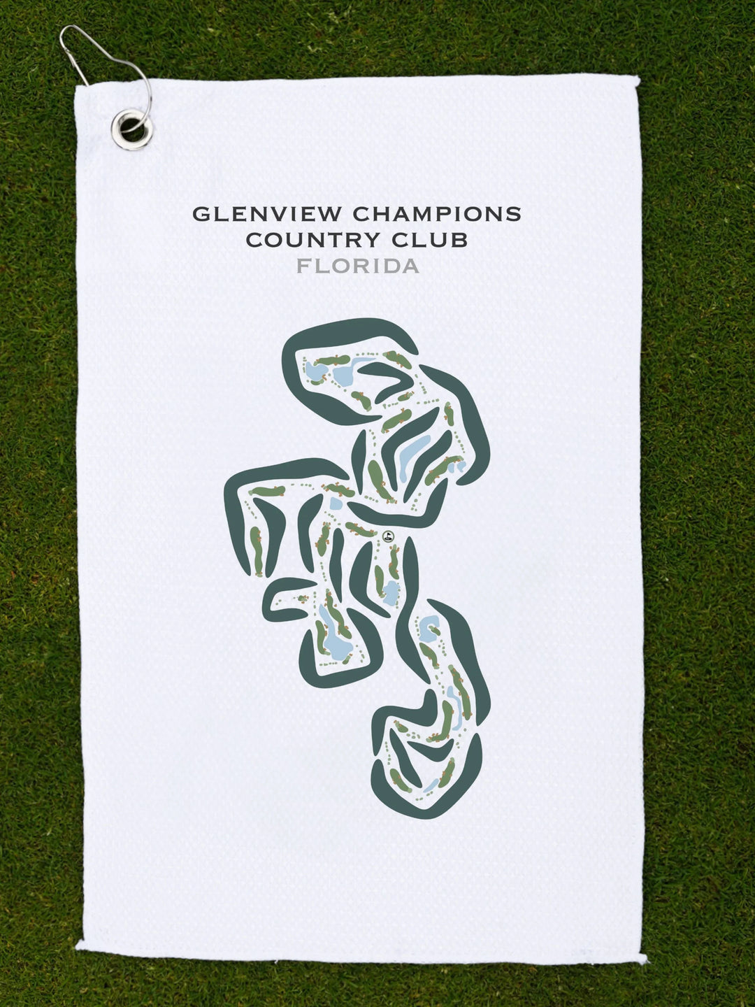 Glenview Champions Country Club, Florida - Printed Golf Courses