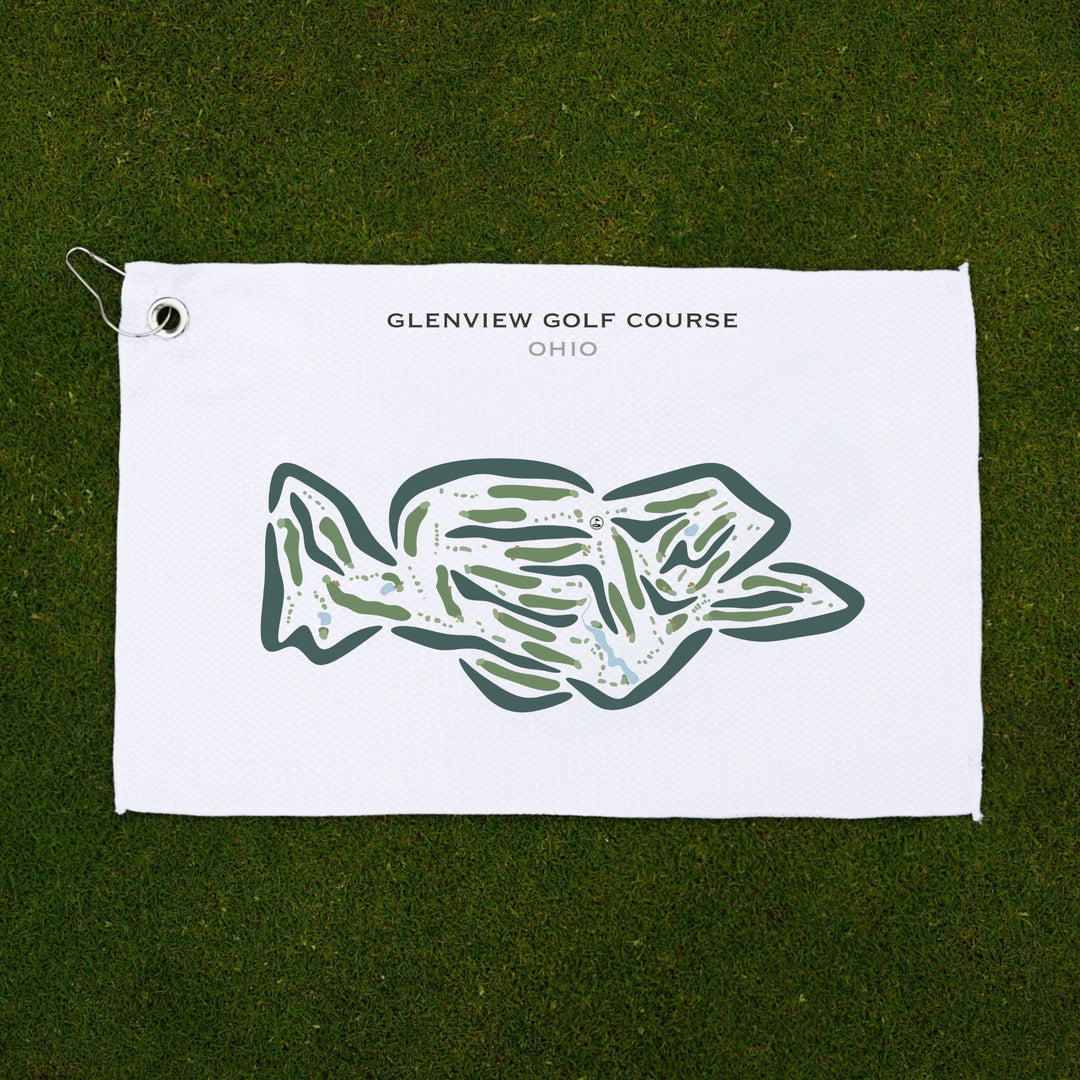 Glenview Golf Course, Ohio - Printed Golf Courses