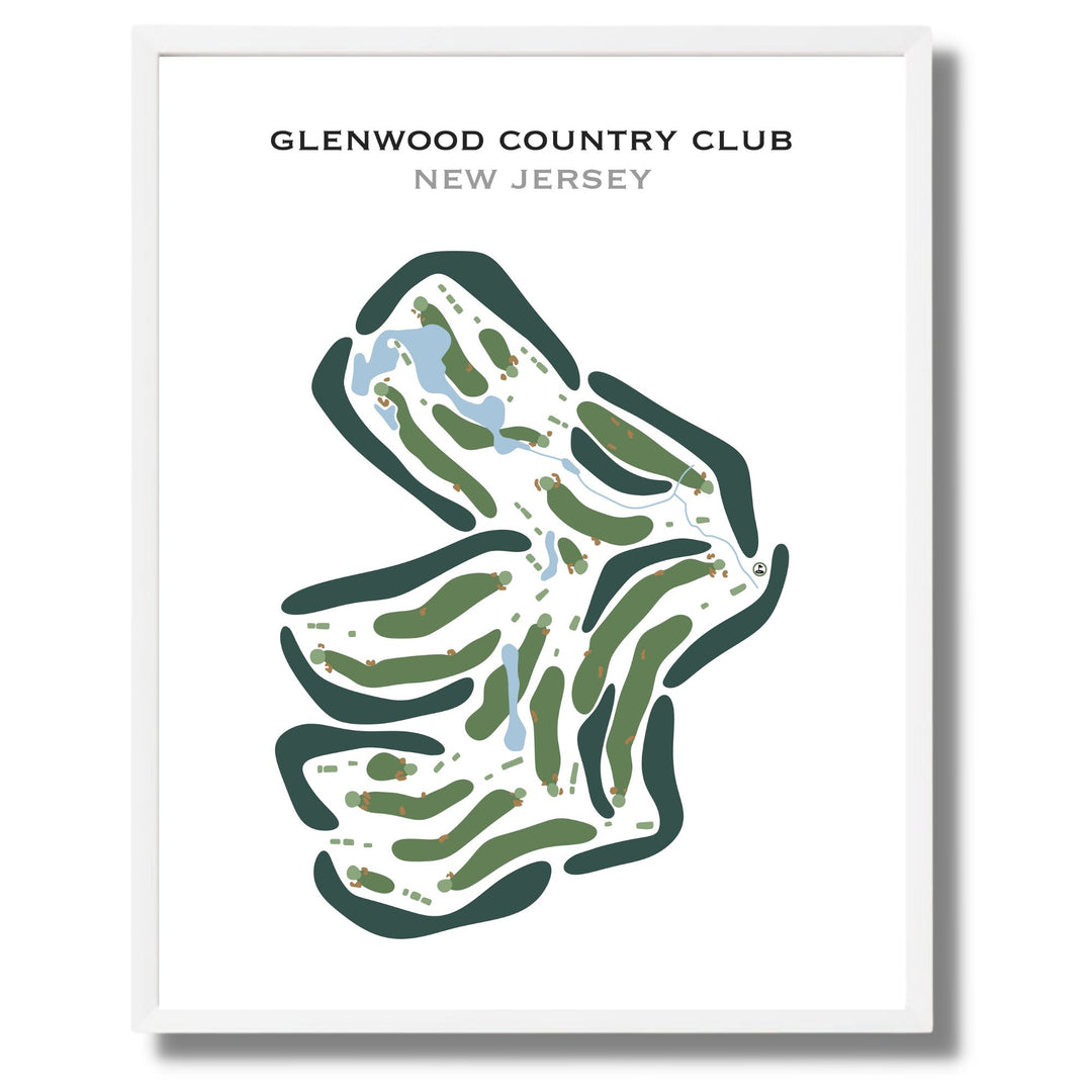 Glenwood Country Club, New Jersey - Printed Golf Courses