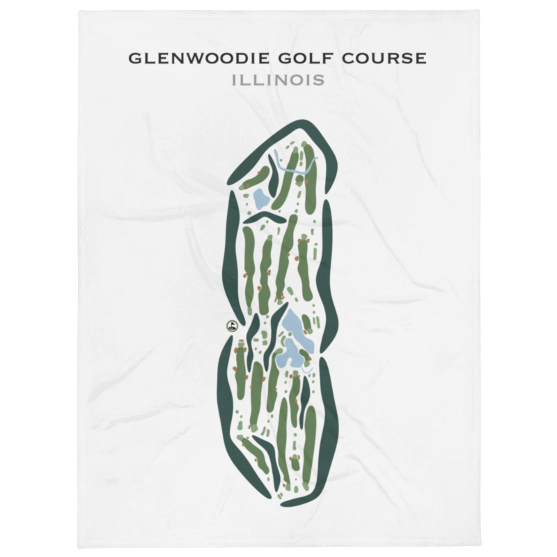 Glenwoodie Golf Course, Illinois - Printed Golf Courses