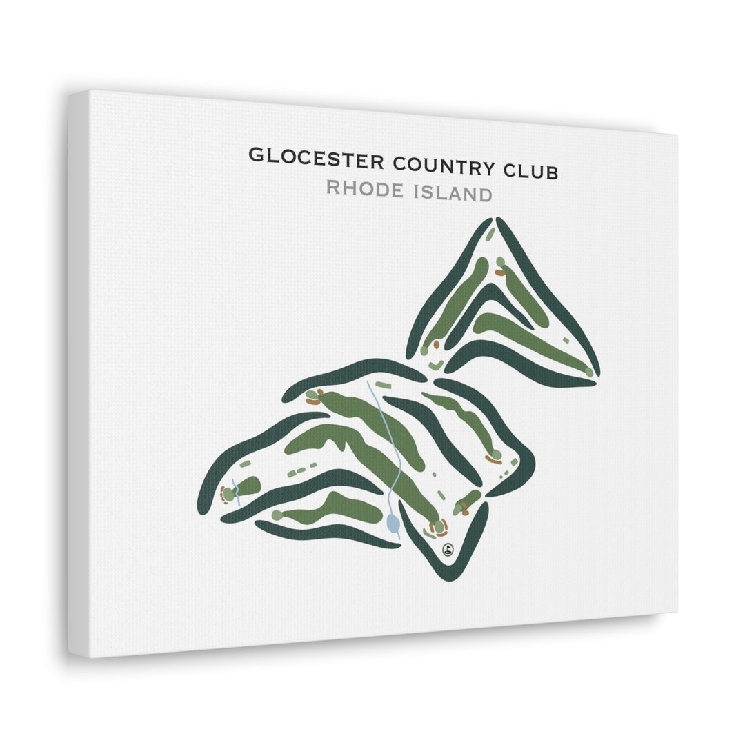 Glocester Country Club, Rhode Island - Printed Golf Courses