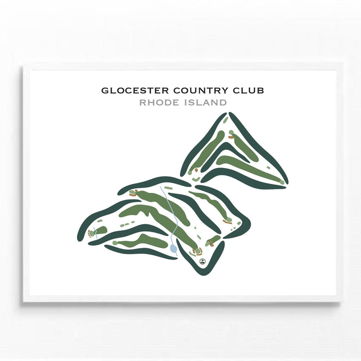 Glocester Country Club, Rhode Island - Printed Golf Courses