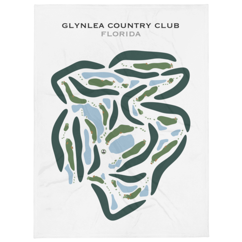 Glynlea Country Club, Florida - Printed Golf Courses
