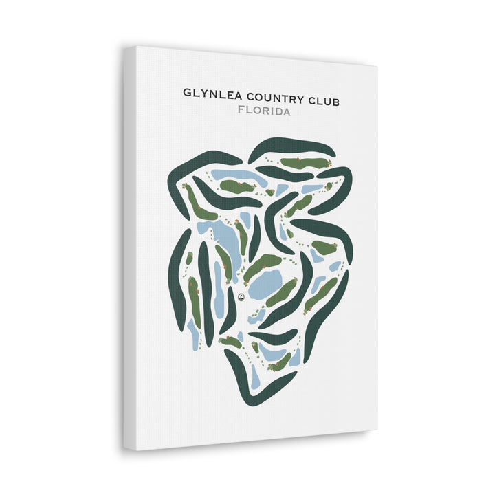 Glynlea Country Club, Florida - Printed Golf Courses